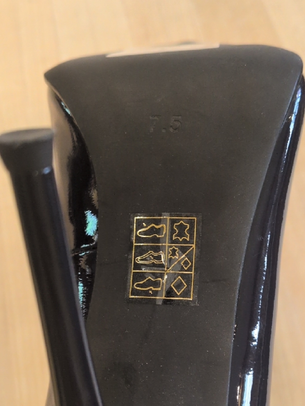 Jeffrey Campbell Navy Risktaker Pointed Toe Stiletto Heels Size 7.5 - Picture 11 of 13